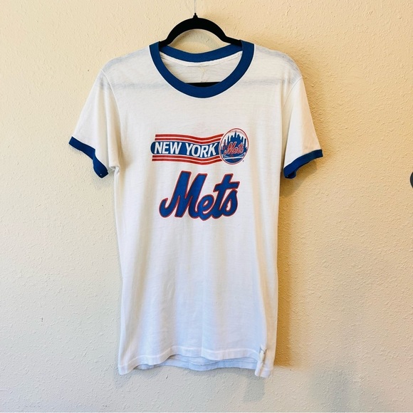 New York Mets BaseballVintage Single Stitch Shirt